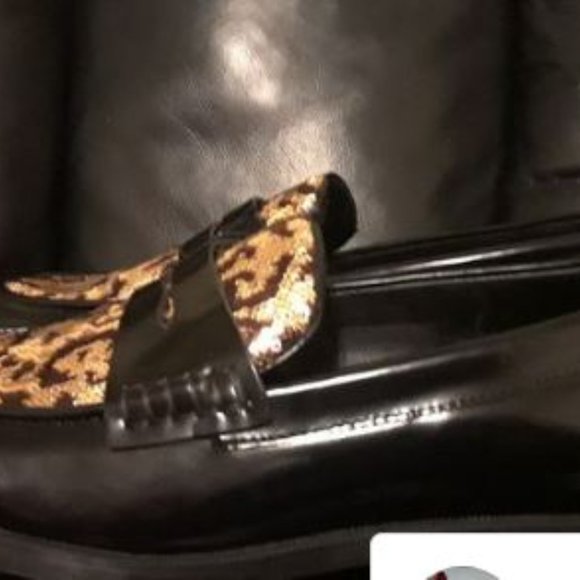 Men Shoes Unique Gold Top Slip On Size 10 US /43 E